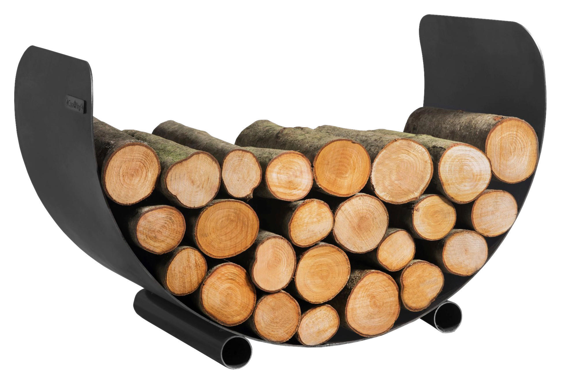 CookKing Kaminholzregal Turyn 70 schwarz B/H/T: ca. 70x45x36 cm Turyn 70 - schwarz (70,00/45,00/36,00cm) - CookKing