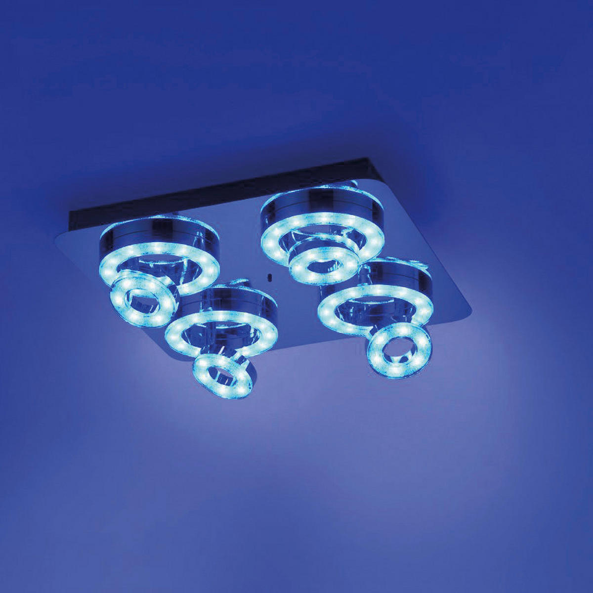 Just Light Smarte Deckenleuchte 14662-17 LED-Deckenleuchte_Tim - (40,00/15,00cm) - Just Light