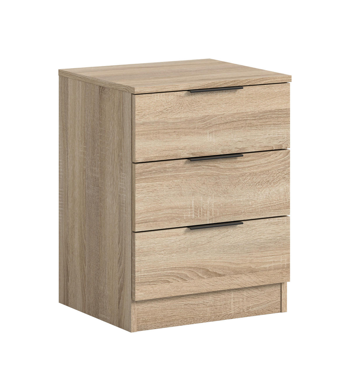 Nachtkonsole KOPENHAGEN Eiche Sonoma Nachbildung B/H/T: ca. 45x60x40 cm KOPENHAGEN - Eiche (45,00/60,00/40,00cm) - xonox.home