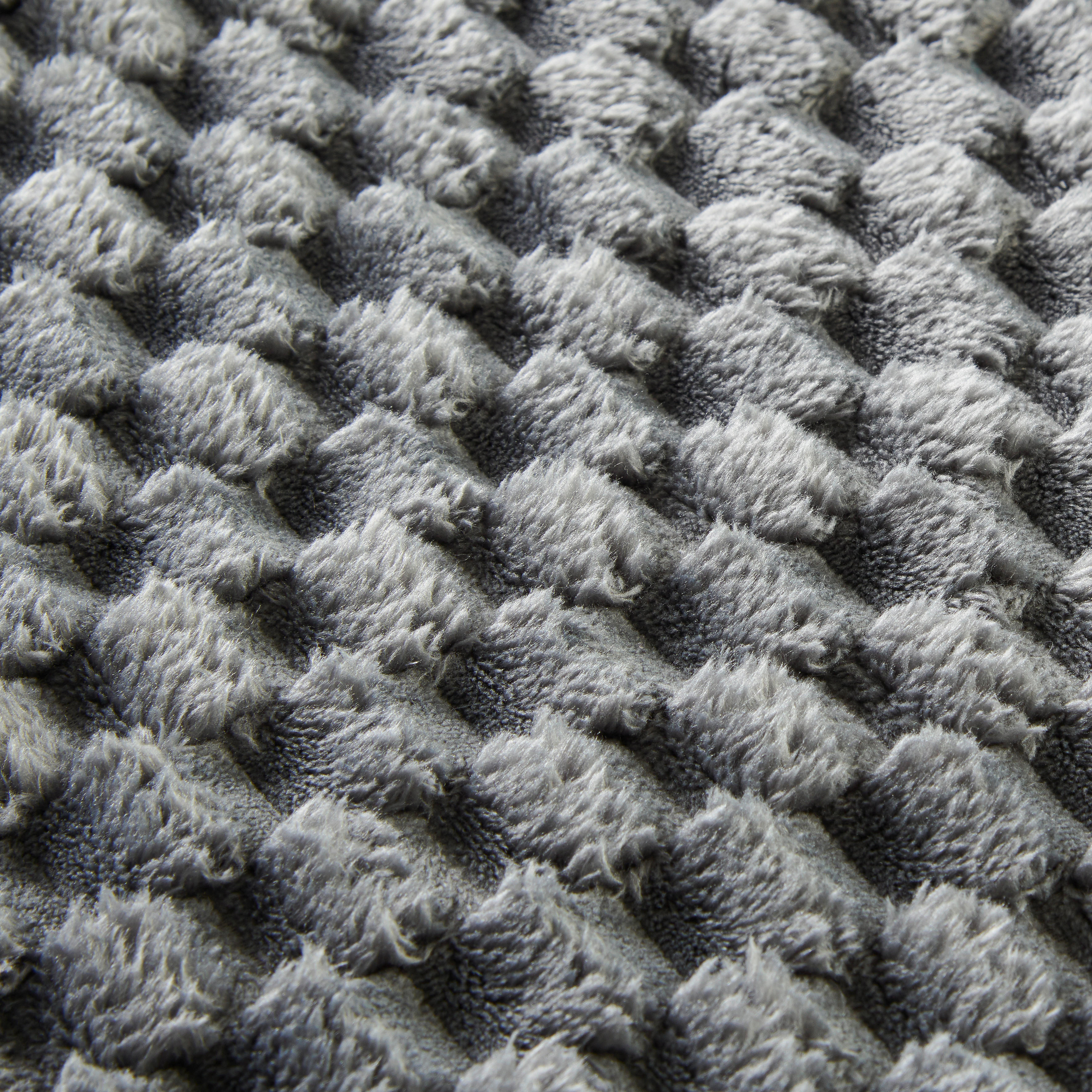 Wohndecke Wabe Wabe - anthrazit (150,00/200,00cm) - POCOline