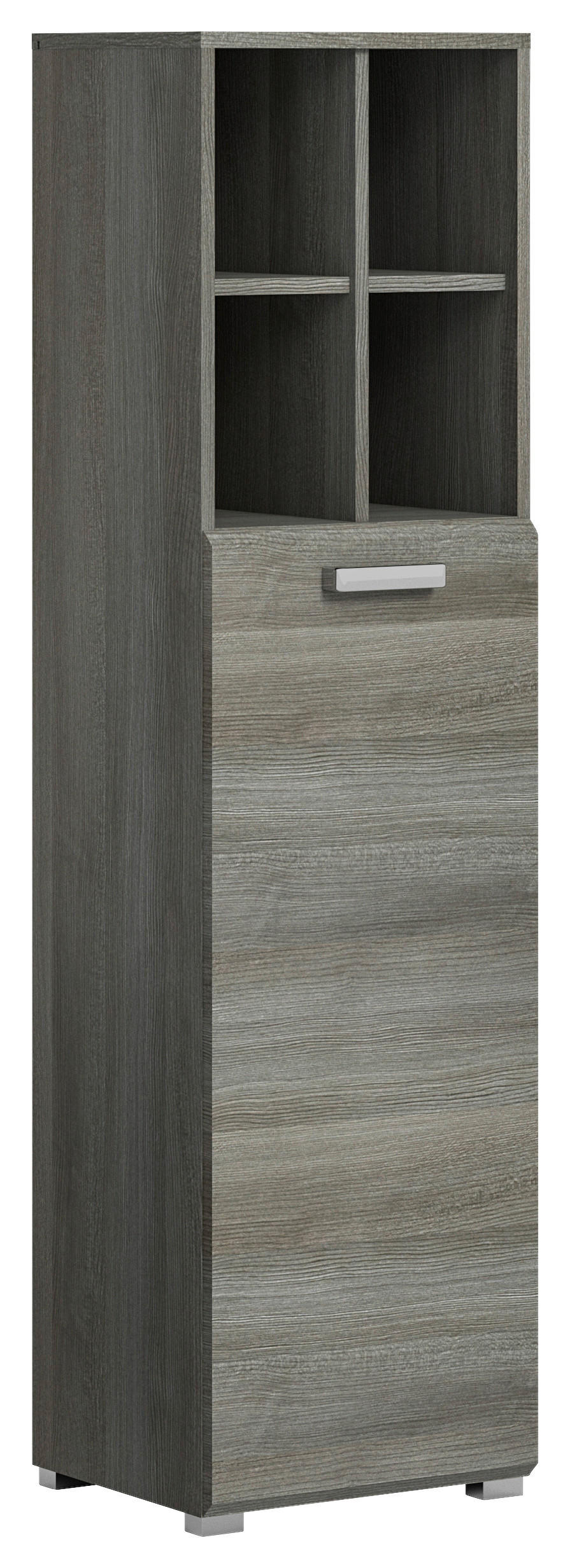 xonox.home Hochschrank in Rauchsilber - 40x146x33cm (BxHxT) günstig online kaufen