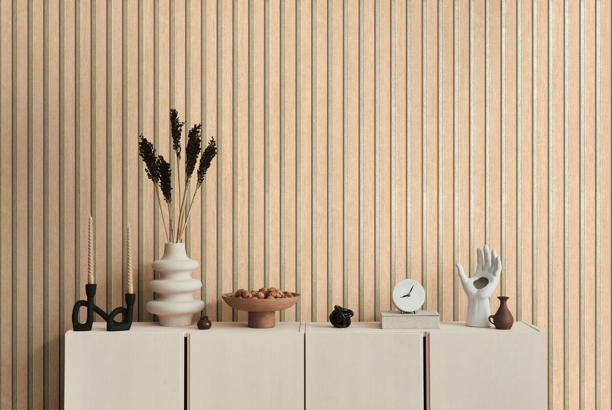 A.S.Création Vliestapete braun B/H/D: ca. 53x1005x8,5 cm Vliestapete - braun (8,50/1005,00cm) - A.S.Creation