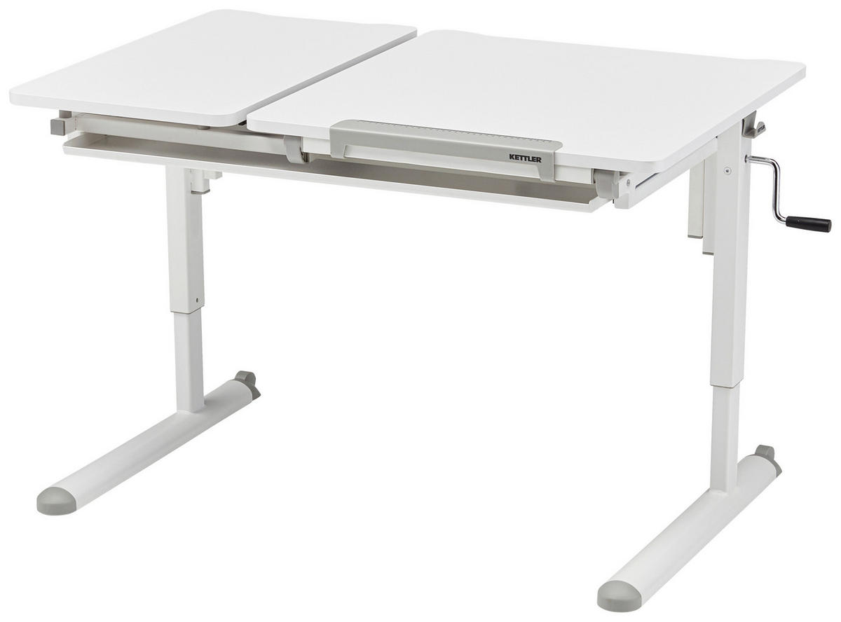 Kinderschreibtisch weiß B/H/T: ca. 110x54x54 cm Kinder-_und_Jugendschreibtisch - weiß (110,00/54,00/54,00cm)