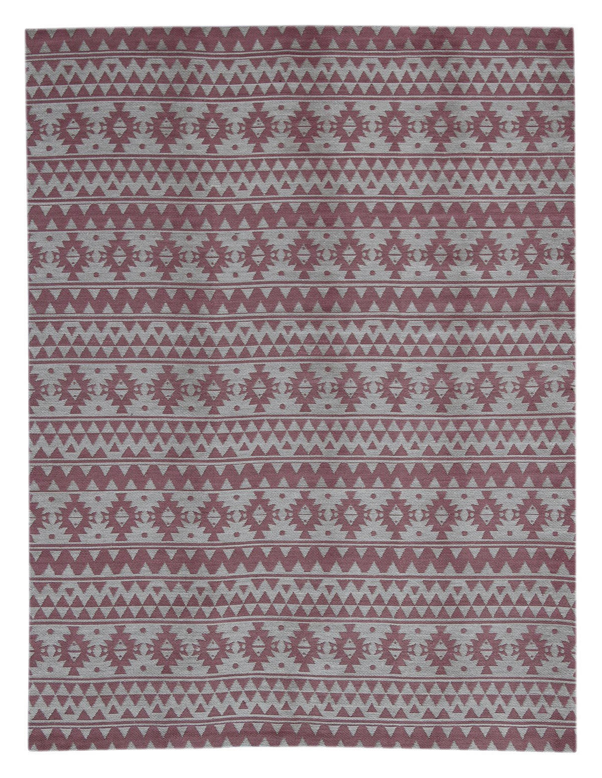 Kayoom Flachgewebeteppich Sunny 210 pink B/L: ca. 120x170 cm Sunny 210 - pink (120,00/170,00cm) - Kayoom