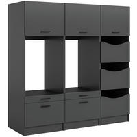Waschmaschinenumbauschrank Free anthrazit B/H/T: ca. 198x195x68 cm Free - anthrazit (198,00/195,00/68,00cm) - xonox.home
