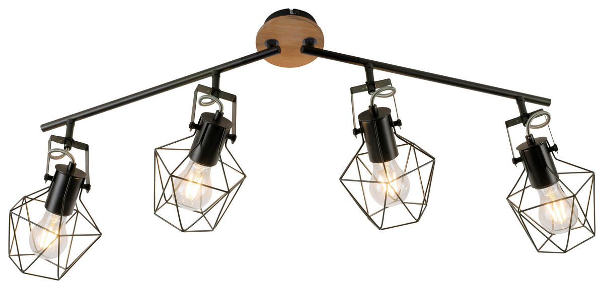 Just Light Spotbalken 15674-78 Metall B/H/L: ca. 68x31x110 cm E27 4 Brennstellen Spotbalken_4flg.Jaro - (110,00/68,00/31,00cm) - Just Light