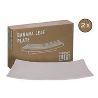 CreaTable Servierset Streat Banana Leaf creme Steinzeug Streat Banana Leaf - creme - CreaTable