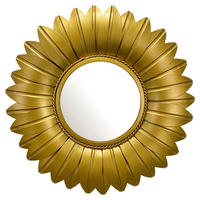 Wandspiegel gold Metall T/D: ca. 4x60 cm Wandspiegel - gold (60,00cm) - Wohnling
