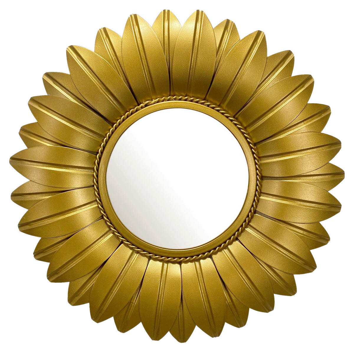 Wandspiegel gold Metall T/D: ca. 4x60 cm Wandspiegel - gold (60,00cm) - Wohnling