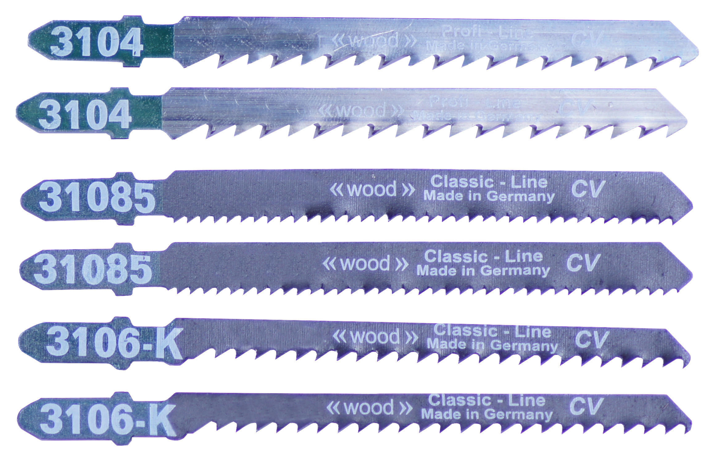 CONNEX Stichsägeblatt 6 tlg. Stichsägebl.-Box_6tlg. Holz Basic - CONNEX