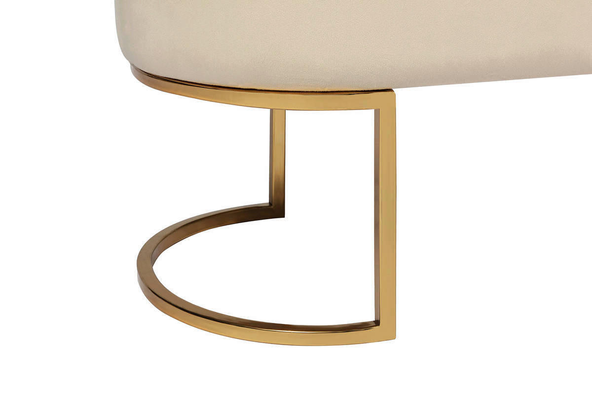 Sitzbank Pera 201 creme B/H/T: ca. 105x41x40 cm Pera 201 - gold/creme (105,00/41,00/40,00cm) - 360 Living