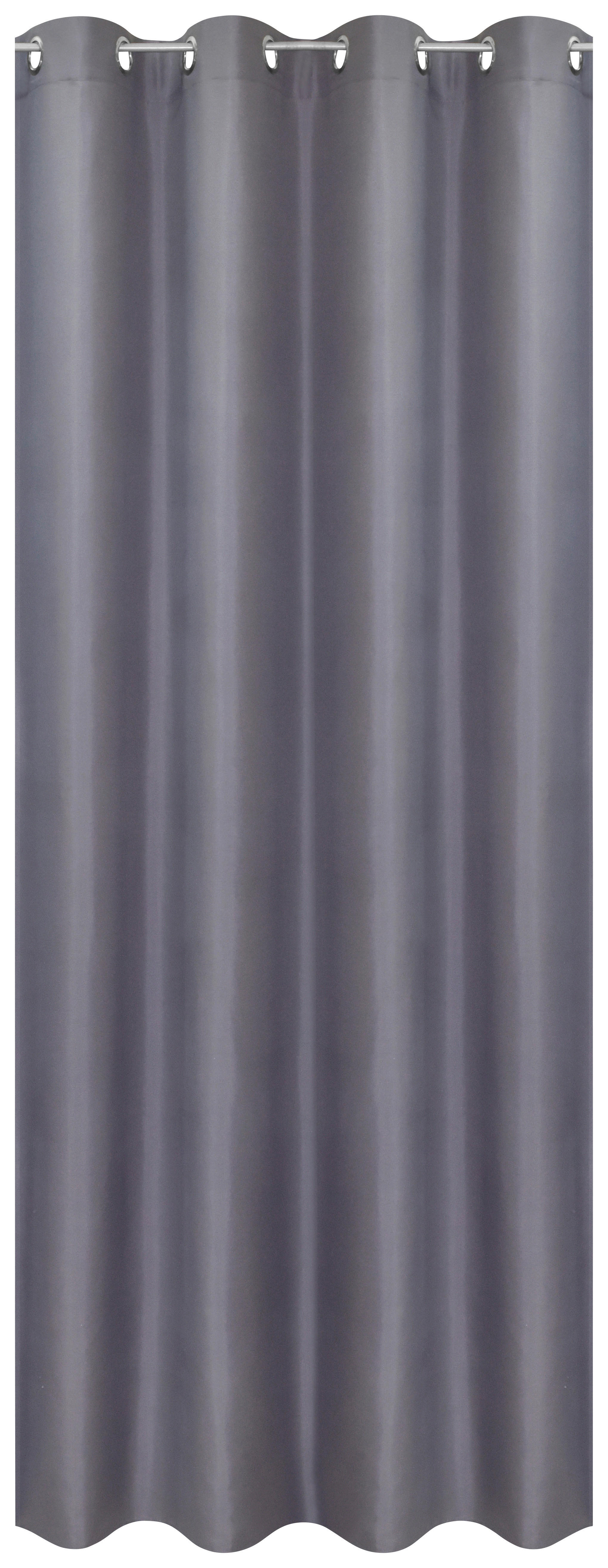 Thumbnail - ACUS design collection Ösenvorhang Barnaby grau B/L: ca. 140x235 cm