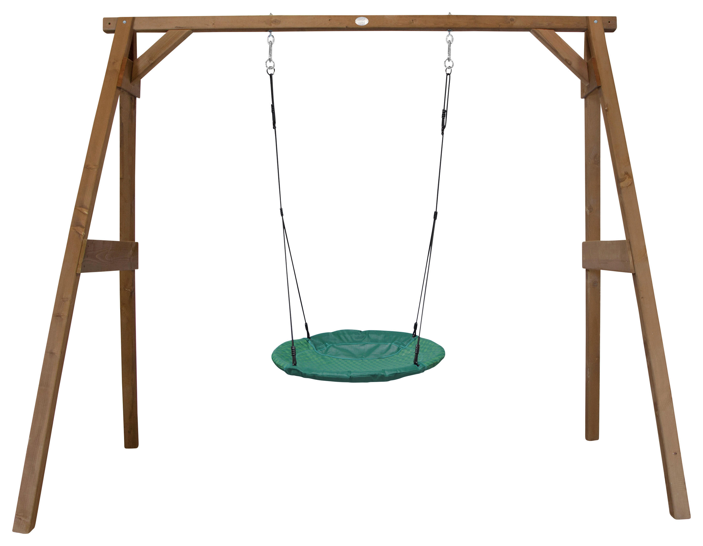 AXI Nestschaukel Summer braun B/H/L: ca. 254x207x160 cm Summer - braun/grün (160,00/254,00/207,00cm) - AXI