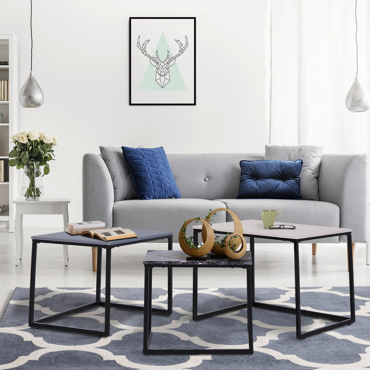 Couchtisch 3er-Set. 833-679 3er-Set. 833-679 - HOMCOM