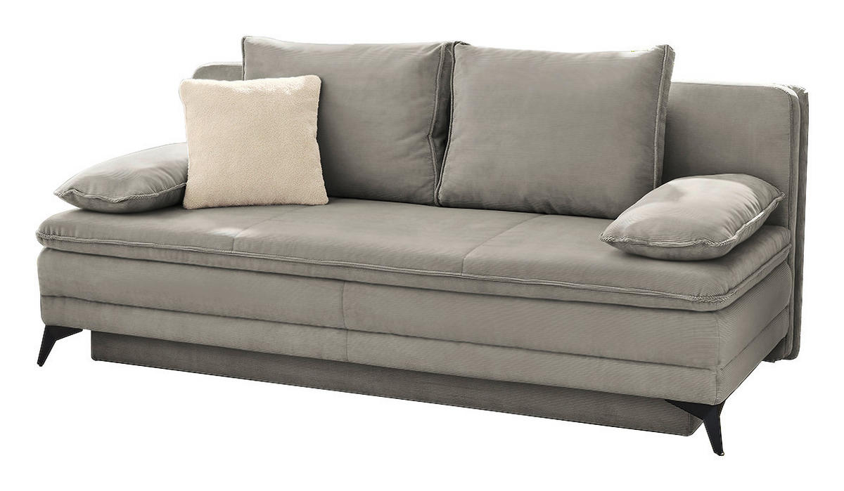 Dauerschlafsofa  grau B/H/T: ca. 202x87x106 cm Laurin_Dauerschlafsofa - grau (202,00/87,00/106,00cm)