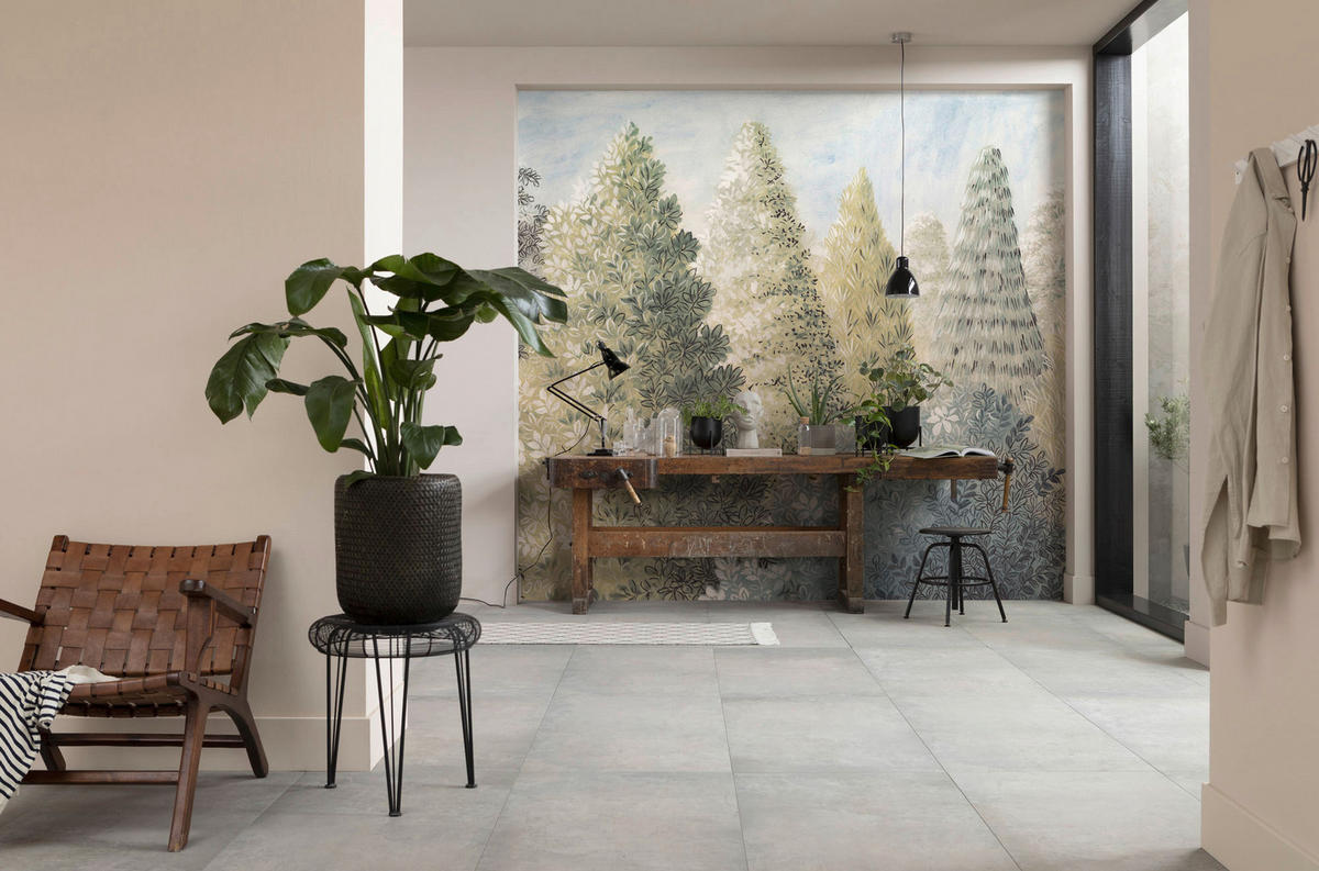 Komar Fototapete Painted Woods B/L: ca. 400x250 cm Painted Woods - (400,00/250,00cm) - Komar