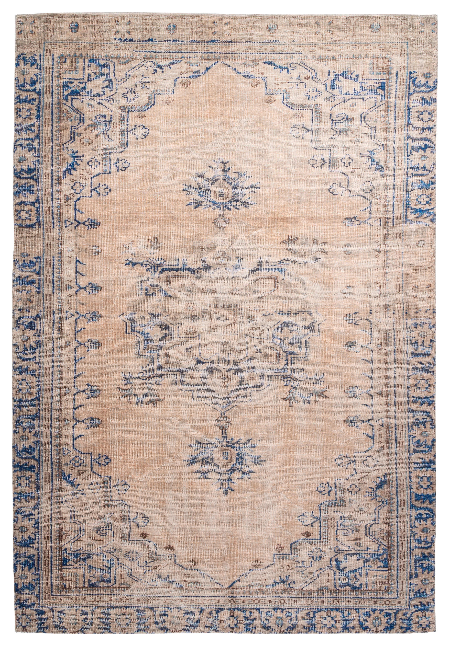360Living Teppich Vintage blau B/L: ca. 160x230 cm Vintage - blau (160,00/230,00cm) - 360Living