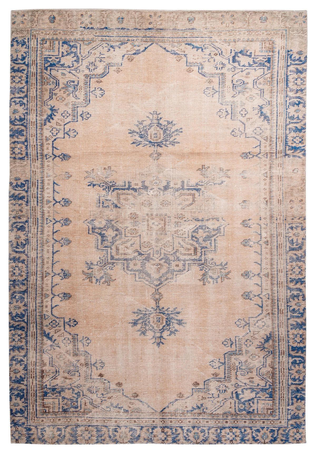 360Living Teppich Vintage blau B/L: ca. 160x230 cm Vintage - blau (160,00/230,00cm) - 360Living