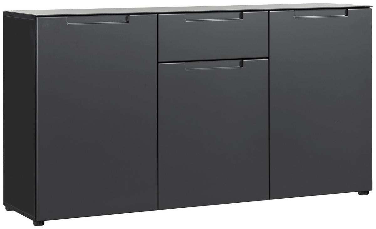 Kommode Mailand anthrazit B/H/T: ca. 146x79x40 cm Mailand - anthrazit (146,00/79,00/40,00cm)