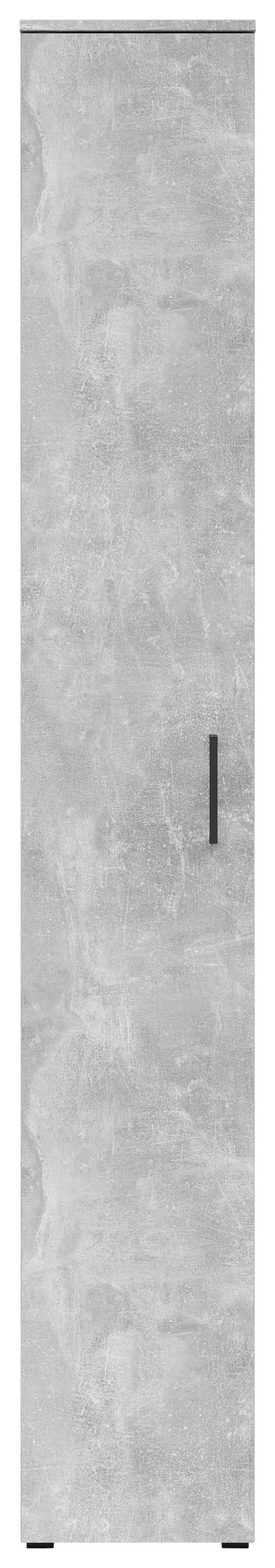 Schrank Multi-Stauraum Typ 8 Beton Optik B/H/T: ca. 30x195x40 cm Multi-Stauraum Typ 8 - Beton (30,00/195,00/40,00cm)