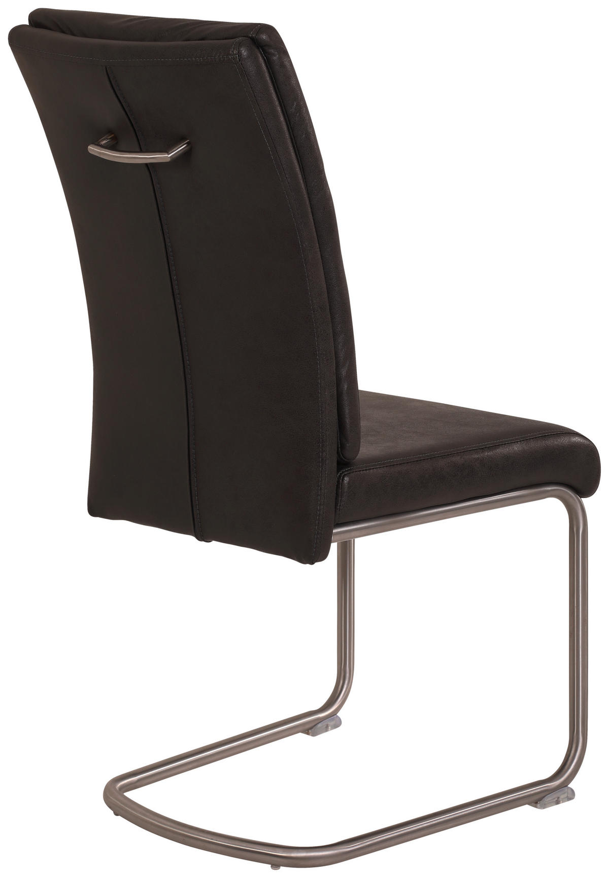 Schwingstuhl Paula 2er Set anthrazit Vintage Microfaser B/H/T: ca. 45x102x65 cm Paula 2er Set - anthrazit (45,00/102,00/65,00cm) - Hela