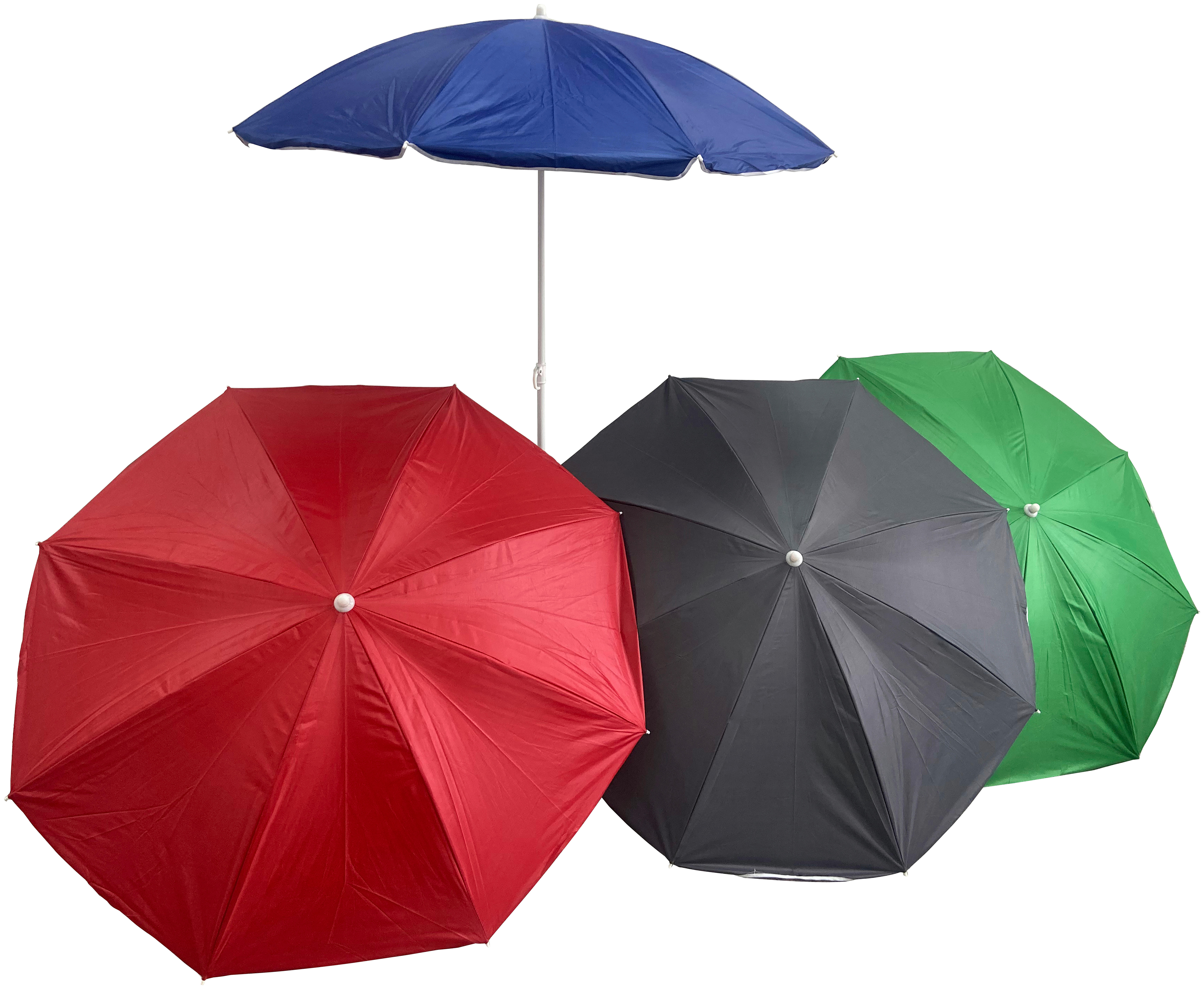 Sonnenschirm sortiert Stahl H/D: ca. 175x140 cm Strandschirm_rund - sortiert (140,00/175,00cm)