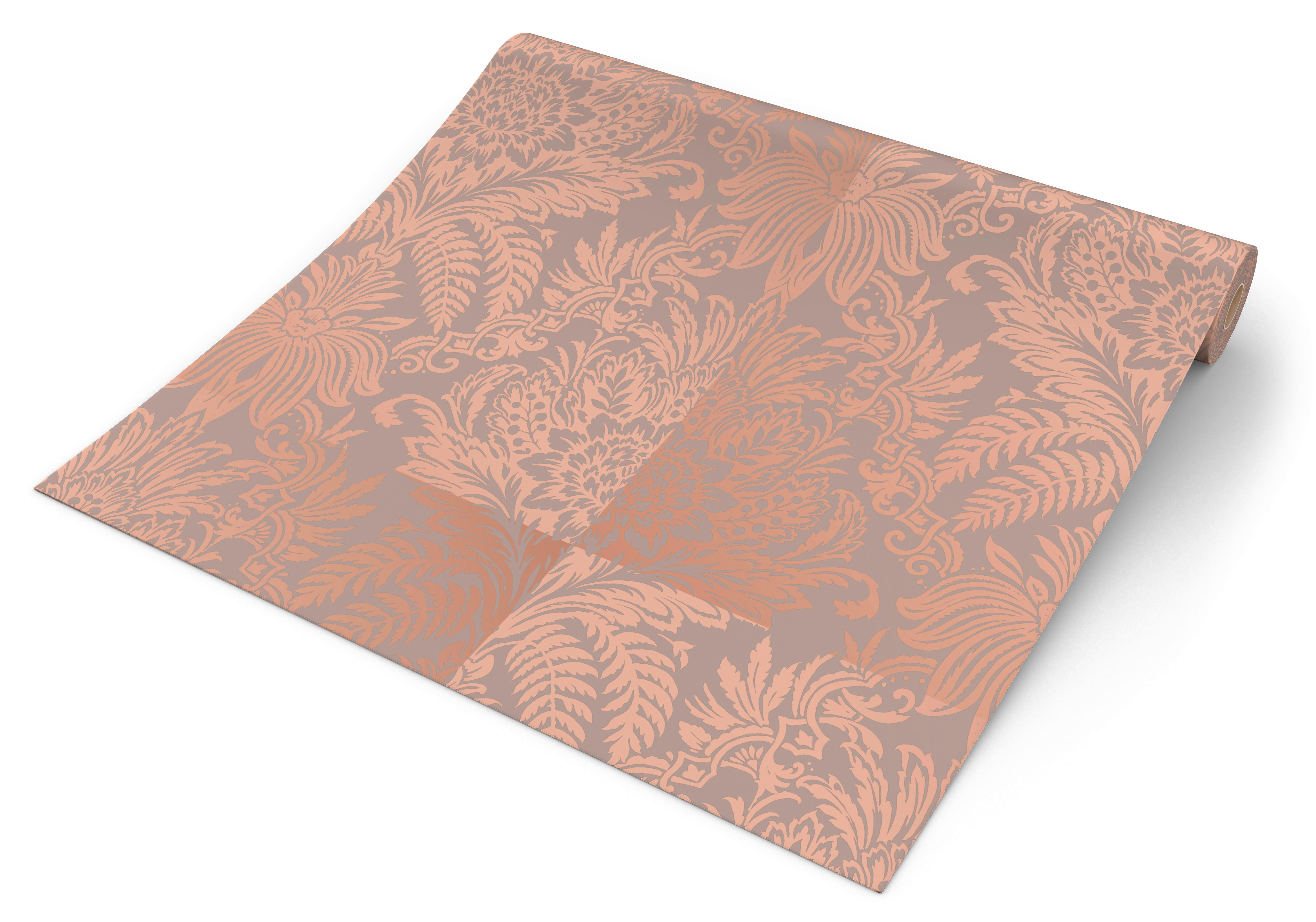 UGEPA Vinyltapete Blume bronze B/L: ca. 53x1005 cm metallic Vinyltapete_A33813 - bronze (53,00/1005,00cm) - UGEPA
