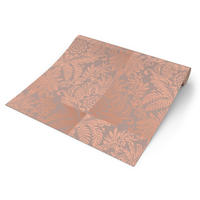 UGEPA Vinyltapete Blume bronze B/L: ca. 53x1005 cm metallic Vinyltapete_A33813 - bronze (53,00/1005,00cm) - UGEPA