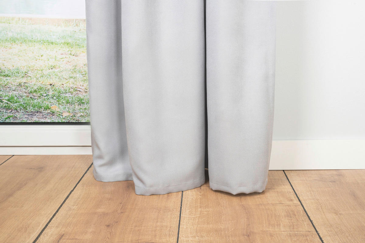 Kombivorhang 2er Pack Dim sand B/L: ca. 135x300 cm Dim - sand (135,00/300,00cm)