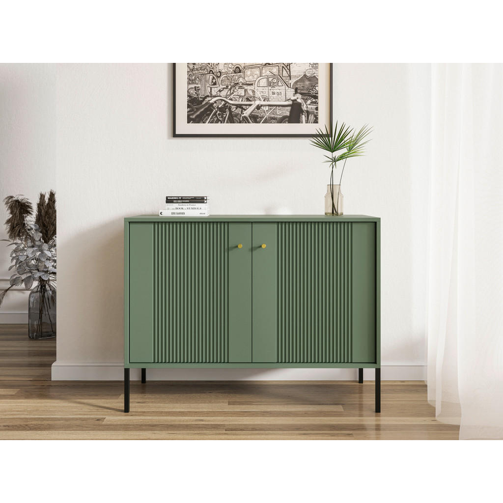 Thumbnail - Kommode ISEO grün B/H/T: ca. 104,5x79x39 cm