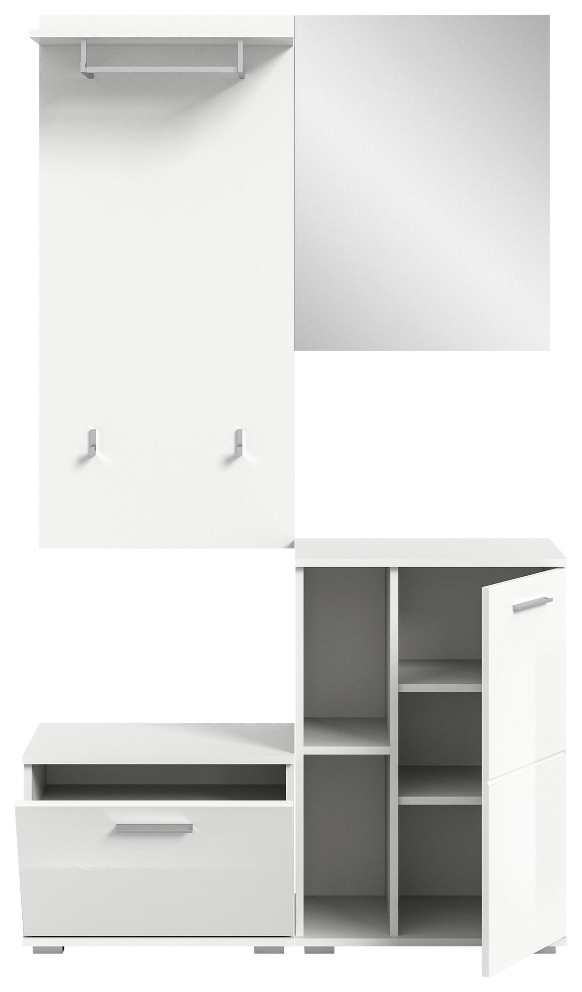 Garderobe PREGO B/H/T: ca. 110x191x37 cm PREGO - (110,00/191,00/37,00cm) - xonox.home