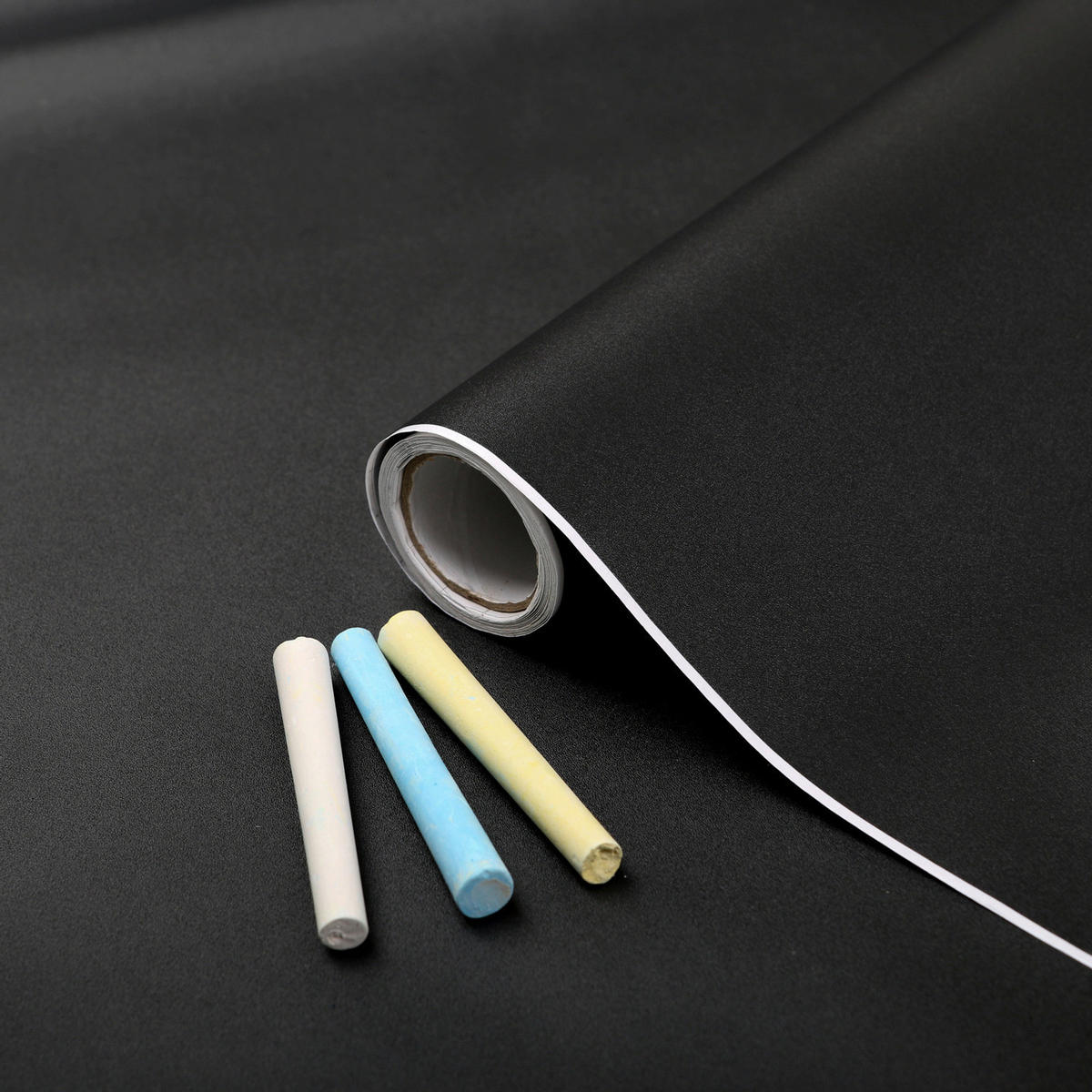d-c-fix Tafelfolie schwarz B/L: ca. 90x150 cm Tafelfolie schwarz - schwarz (90,00/150,00cm) - d-c-fix