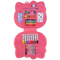 Kunstkoffer B/H/L: ca. 24x3,5x28 cm Kunstkoffer_Hello_Kitty_35tlg. - rosa (28,00/24,00/3,50cm)