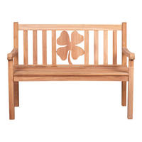 deVries Gartenbank Woodie natur Teakholz B/H/T: ca. 120x89x60 cm Woodie - natur (120,00/89,00/60,00cm) - deVries