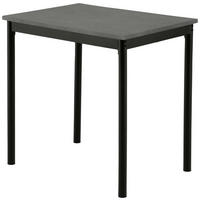 schwarz Beton Metall B/H/T: ca. 75x74x55 cm Marten_Küchentisch_JX-18A638 - Beton/schwarz (75,00/74,00/55,00cm)