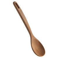 Kochlöffel braun Holz B/H/L: ca. 6,9x35,5x1,8 cm Servierlöffel - braun (1,80/6,90/35,50cm)