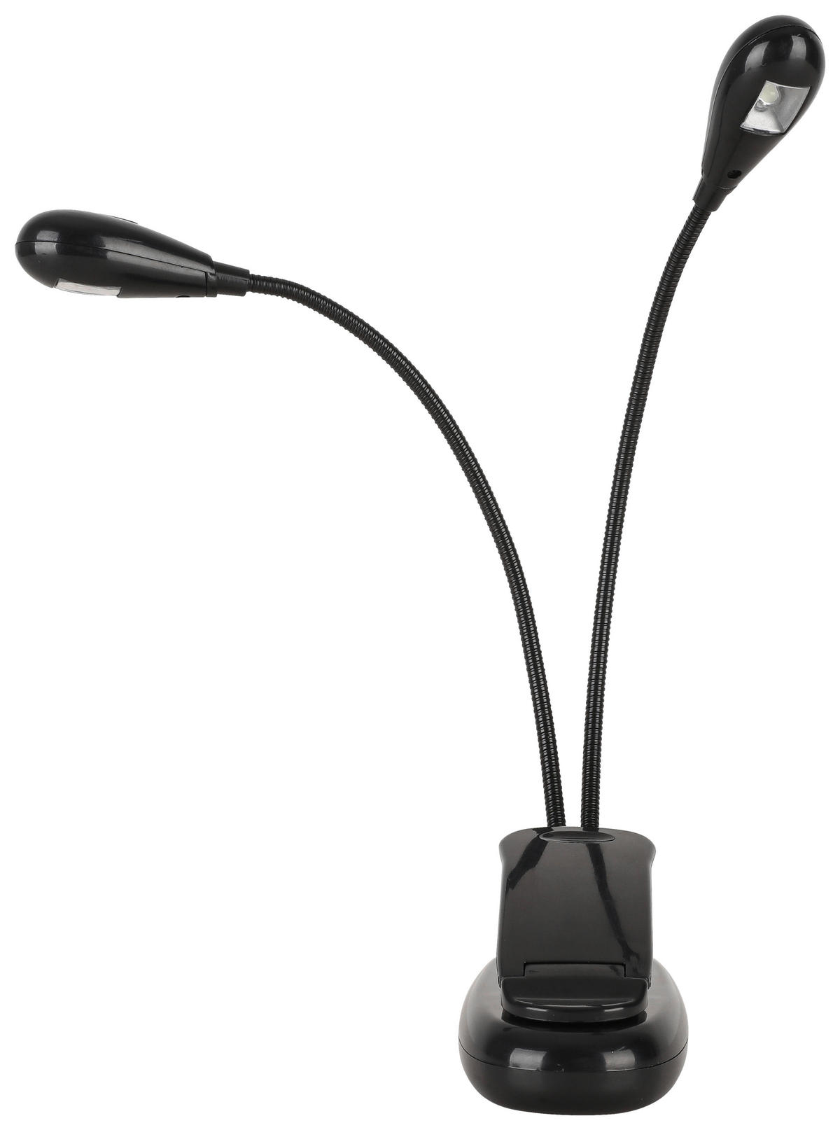LED-Tischleuchte C31737PO schwarz Kunststoff B/H/T: ca. 5x8x21 cm Batterie-Klemmleuchte_Ben - schwarz (5,00/8,00/21,00cm)