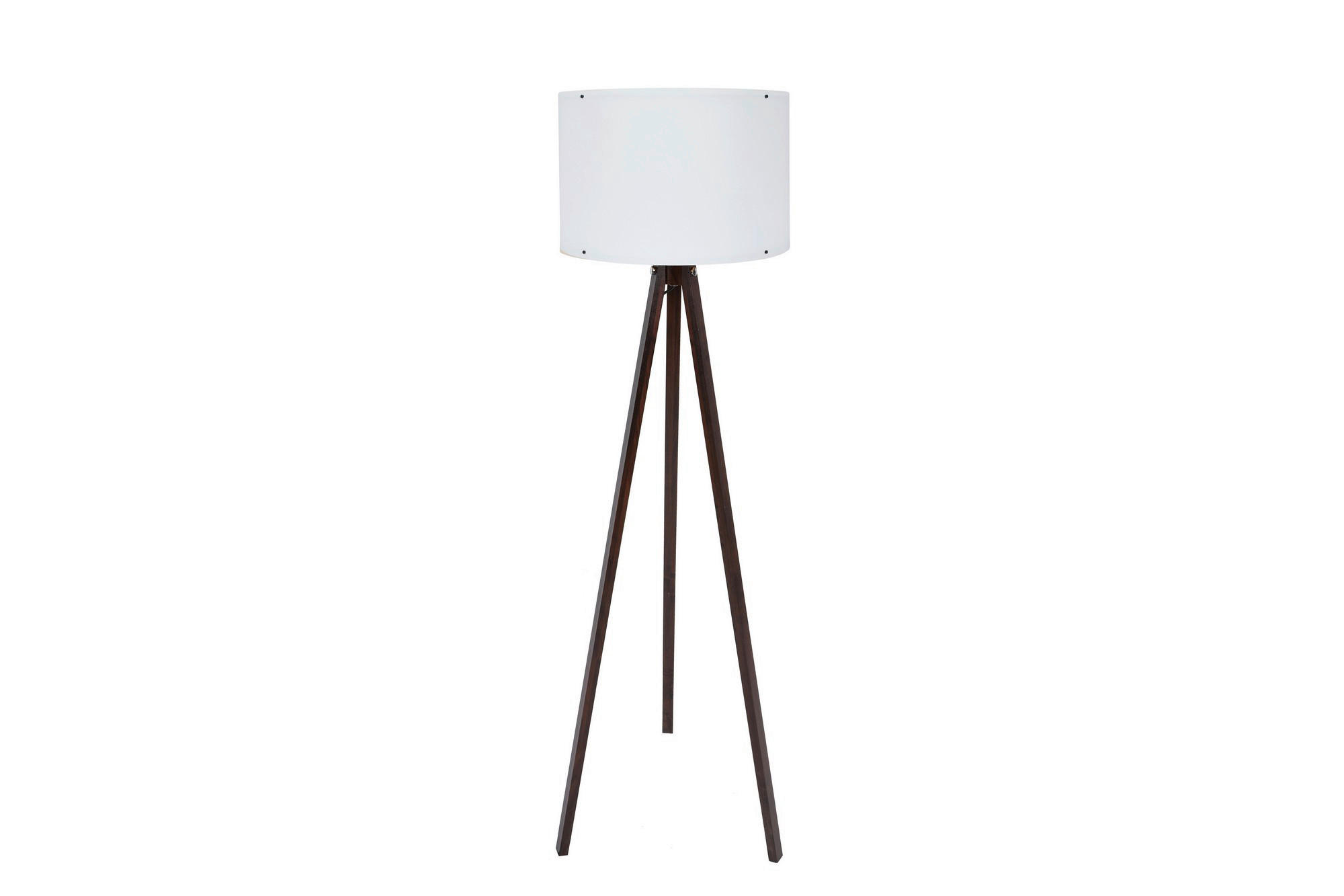 Opviq Stehleuchte weiß schwarz MDF Polypropylen B/H/L: ca. 38x145x38 cm E27 1 Brennstellen Stehleuchte_129 - weiß/schwarz (38,00/38,00/145,00cm) - Opviq