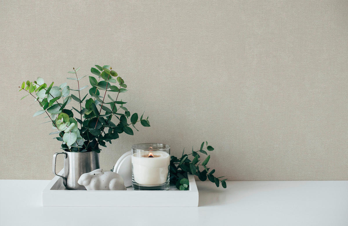 A.S.Creation Vliestapete beige B/H/D: ca. 53x1005x8,7 cm Vliestapete - beige (8,70/1005,00cm) - A.S.Creation