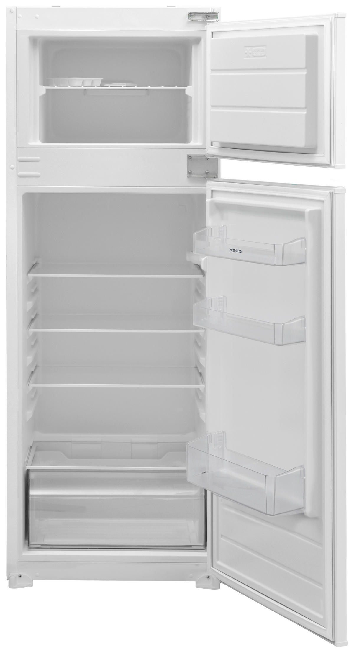 Respekta Einbaukühl-/Gefrierkombination GKE144-10 weiß B/H/T: ca. 54x144,5x54,5 cm GKE144-10 - weiß (54,00/144,50/54,50cm) - Respekta