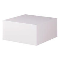 Couchtisch weiß Lack Hochglanz B/H/T: ca. 60x30x60 cm Monobloc Couchtisch - weiß (60,00/30,00/60,00cm) - Wohnling