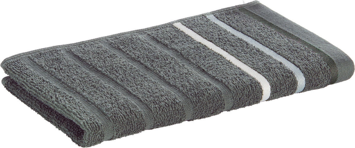 oh cosy Gästetuch Marta Marta - dunkelgrau (30,00/50,00cm) - oh cosy