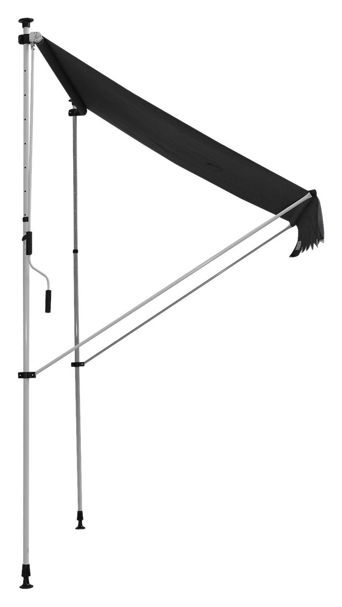 Klemm-Markise grau B/L: ca. 200x150 cm Klemmmarkise - grau (200,00/150,00cm) - Outsunny