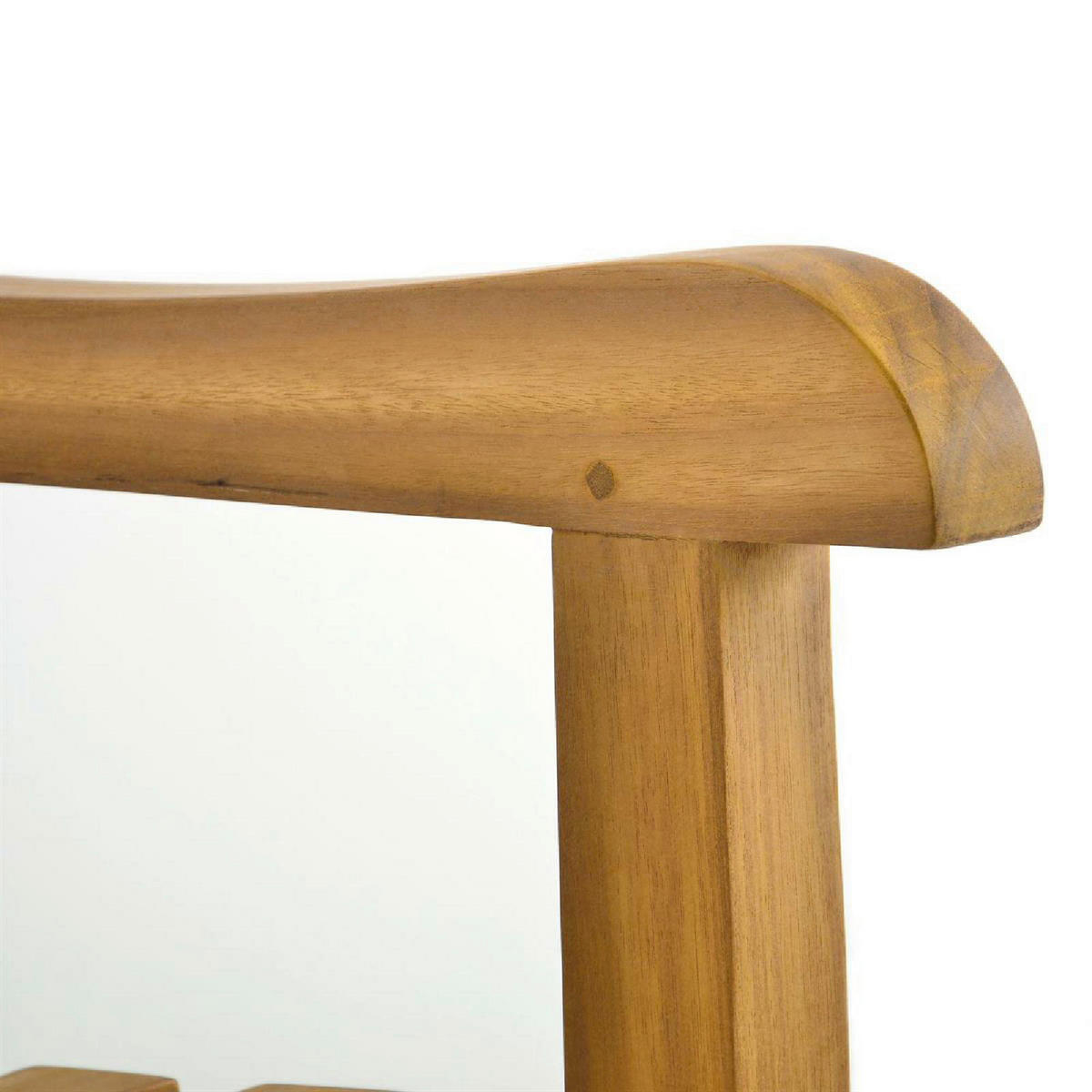 VCM Gartenstuhl hellbraun Teakholz B/H/T: ca. 60x91x62 cm Gartenstuhl - hellbraun (60,00/91,00/62,00cm) - VCM