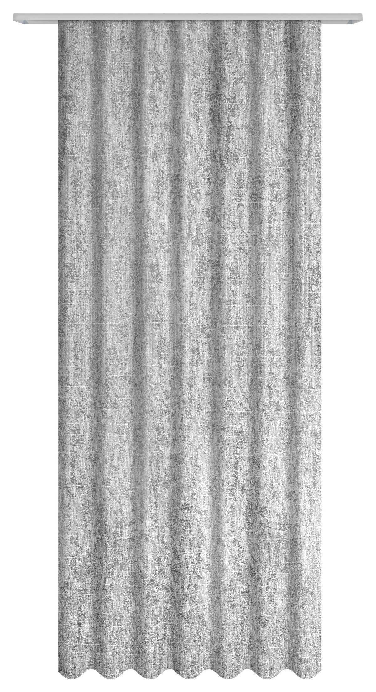 Dekovorhang Eden silber B/L: ca. 135x245 cm Eden - silber (135,00/245,00cm)