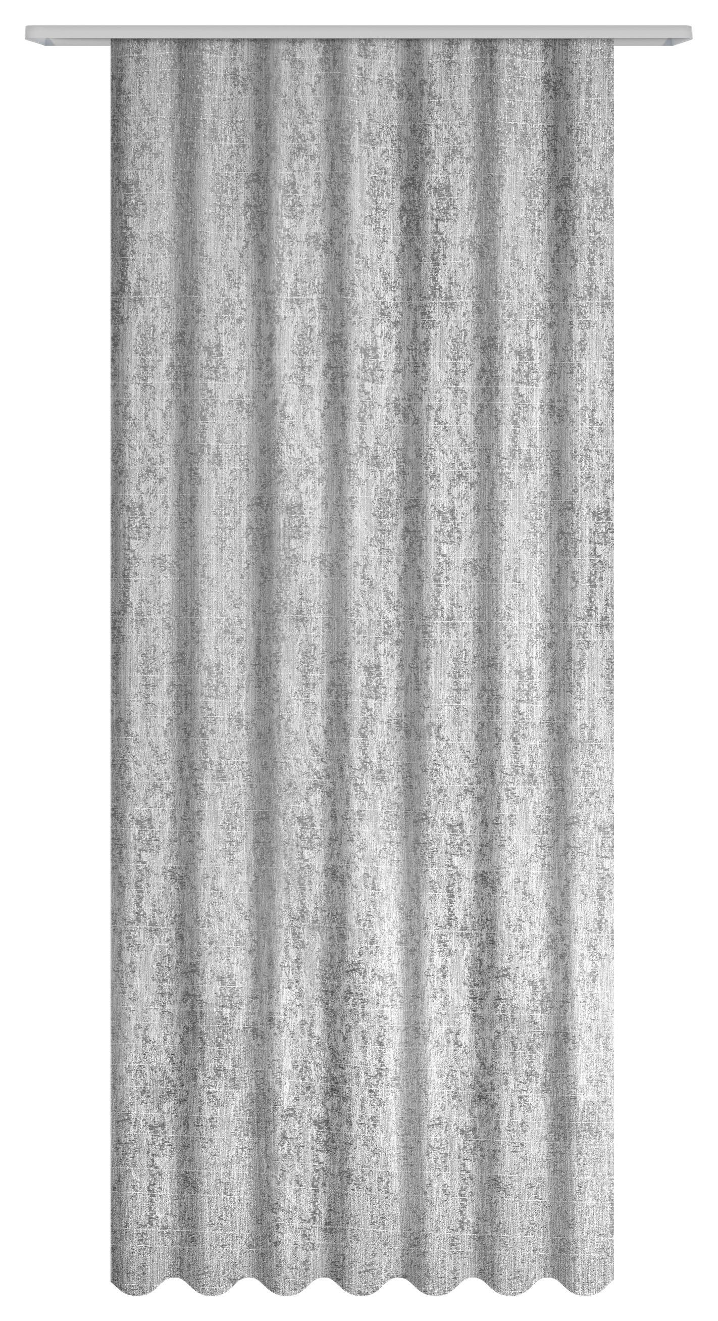 Thumbnail - Dekovorhang Eden silber B/L: ca. 135x245 cm