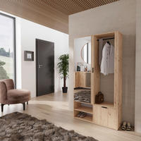 Garderobe EMILO Eiche Wotan Nachbildung B/H/T: ca. 100x189,4x33 cm EMILO - Eiche (100,00/189,40/33,00cm) - WIPMEB