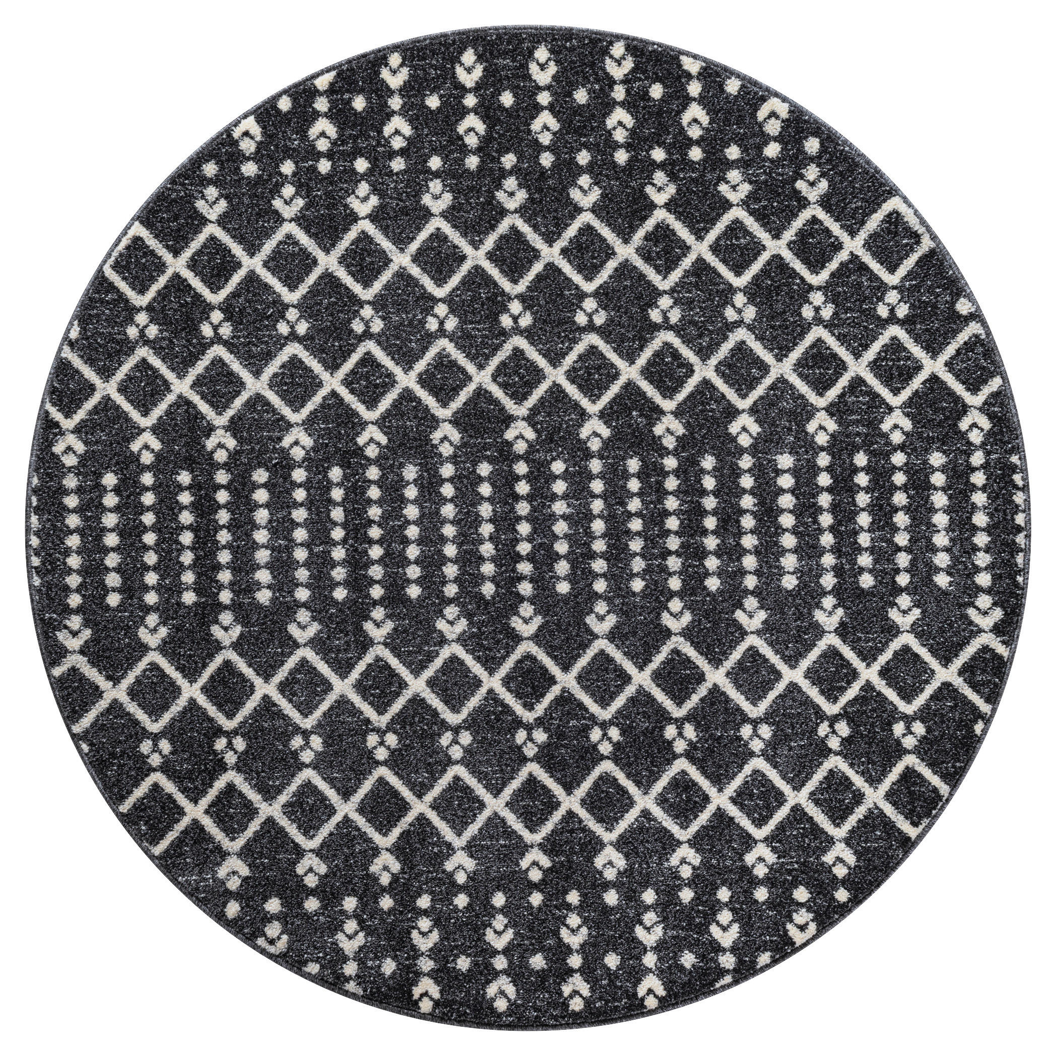 Sanat Teppich schwarz B/L: ca. 150x150 cm Teppich_Boho_8205_150x150 - schwarz (150,00/150,00cm) - Sanat