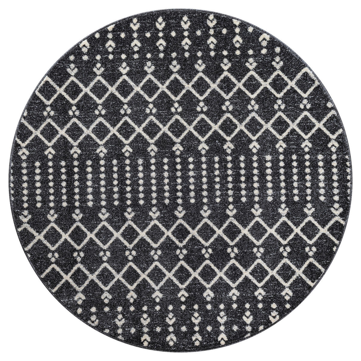 Sanat Teppich schwarz B/L: ca. 150x150 cm Teppich_Boho_8205_150x150 - schwarz (150,00/150,00cm) - Sanat