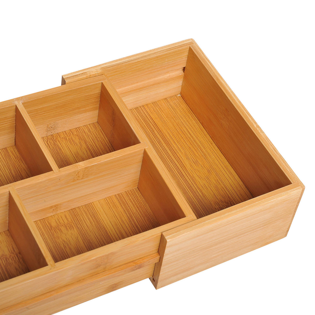 Aufbewahrungsbox 833-470 natur Bambus B/H/T: ca. 24,6x17,6x7 cm 833-470 - natur (24,60/17,60/7,00cm) - HOMCOM